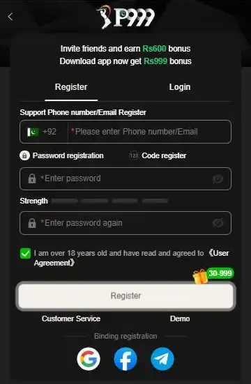 p999 register